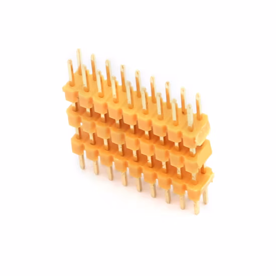 Stiftleiste mit 2,54 mm Rastermaß, DIP-Typ, Serie N, zweireihig, 16-poliger Steckverbinder